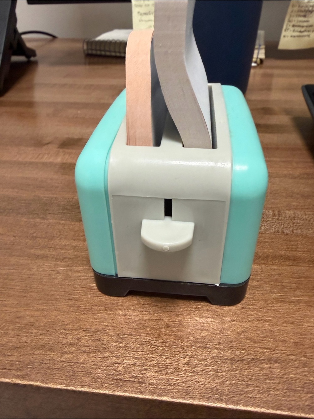Mint Toaster Notes Holder & Post-its - Picture 3 of 5